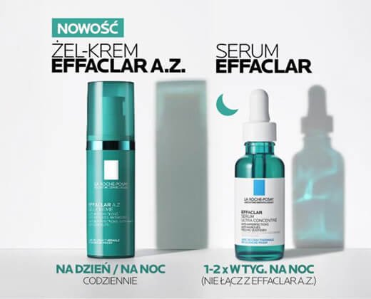 Effaclar A.Z. i serum Effaclar - infografika