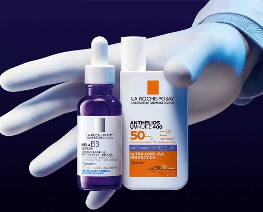 Serum Mela B3 i Anthelios SPF50+ skuteczny duet z Melasylem w walce z przebarwieniami
